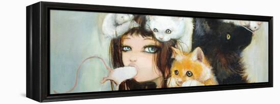 Munchie Surprise-Camilla D'Errico-Framed Stretched Canvas