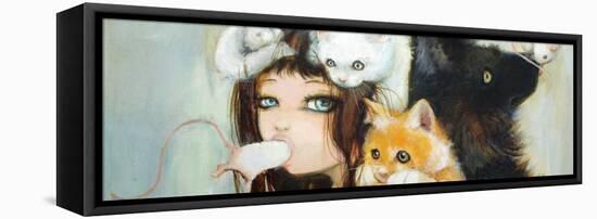 Munchie Surprise-Camilla D'Errico-Framed Stretched Canvas