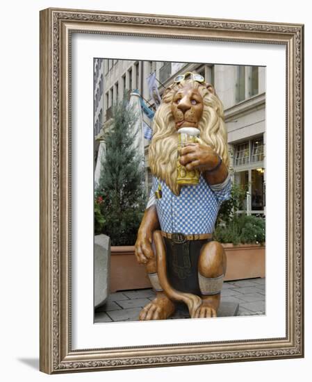 Munchner Lowenparade, Munich, Germany-Gary Cook-Framed Photographic Print