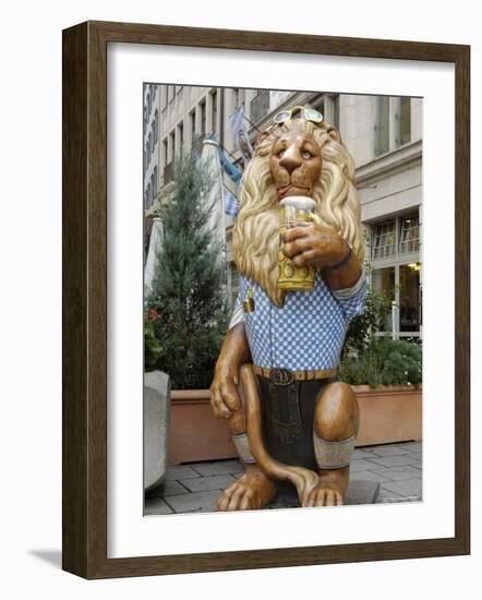 Munchner Lowenparade, Munich, Germany-Gary Cook-Framed Photographic Print