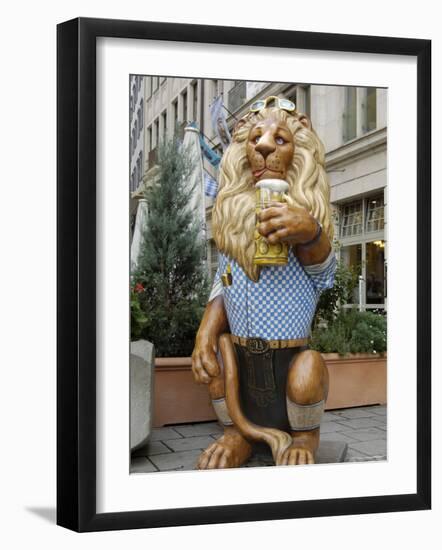 Munchner Lowenparade, Munich, Germany-Gary Cook-Framed Photographic Print