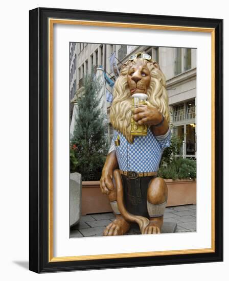 Munchner Lowenparade, Munich, Germany-Gary Cook-Framed Photographic Print