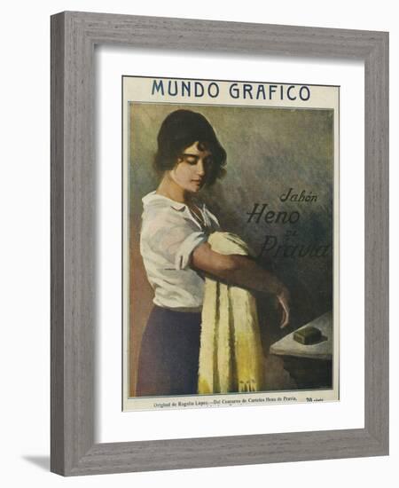 Mundo Grafico, Magazine Cover, Spain, 1916-null-Framed Giclee Print