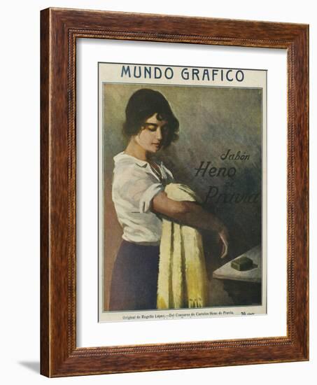 Mundo Grafico, Magazine Cover, Spain, 1916-null-Framed Giclee Print