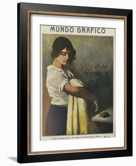 Mundo Grafico, Magazine Cover, Spain, 1916-null-Framed Giclee Print