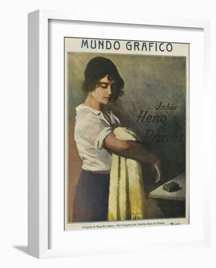 Mundo Grafico, Magazine Cover, Spain, 1916-null-Framed Giclee Print