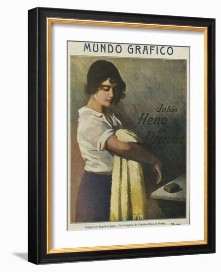 Mundo Grafico, Magazine Cover, Spain, 1916-null-Framed Giclee Print