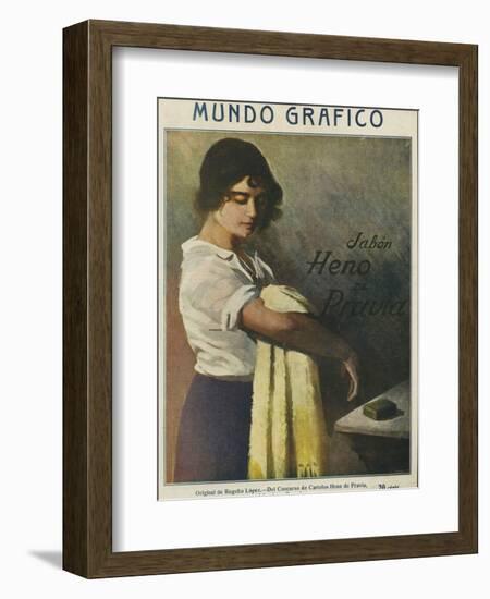 Mundo Grafico, Magazine Cover, Spain, 1916-null-Framed Giclee Print