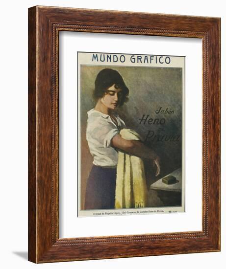 Mundo Grafico, Magazine Cover, Spain, 1916-null-Framed Giclee Print