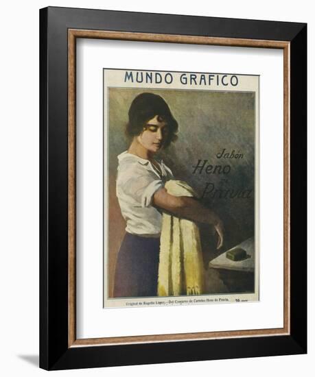 Mundo Grafico, Magazine Cover, Spain, 1916-null-Framed Giclee Print