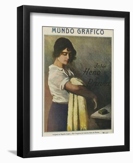 Mundo Grafico, Magazine Cover, Spain, 1916-null-Framed Giclee Print