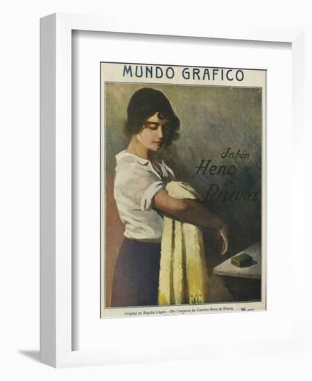 Mundo Grafico, Magazine Cover, Spain, 1916-null-Framed Giclee Print