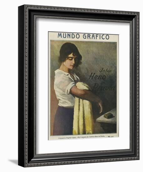 Mundo Grafico, Magazine Cover, Spain, 1916-null-Framed Giclee Print