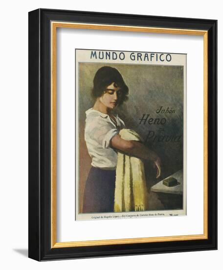 Mundo Grafico, Magazine Cover, Spain, 1916-null-Framed Giclee Print