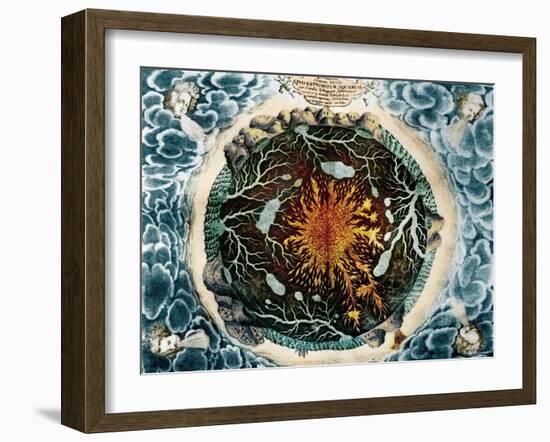 Mundus Subterraneus, 1664-Science Source-Framed Giclee Print