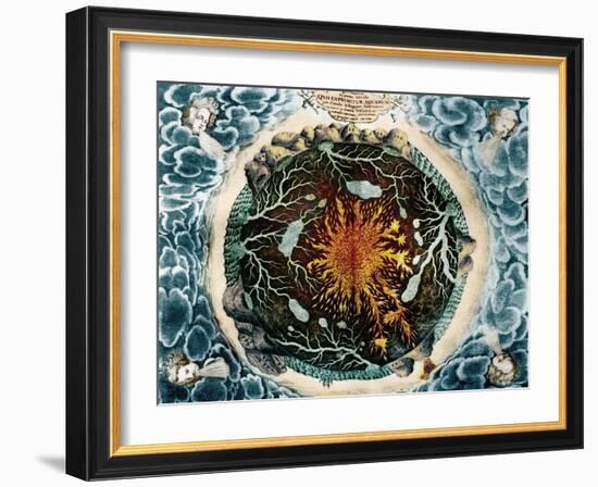 Mundus Subterraneus, 1664-Science Source-Framed Giclee Print