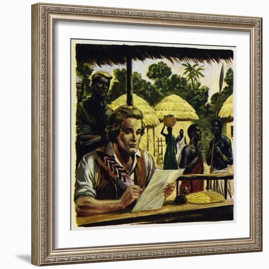 Mungo Park Trained as a Doctor and Worked in Sumatra-Alberto Salinas-Framed Giclee Print