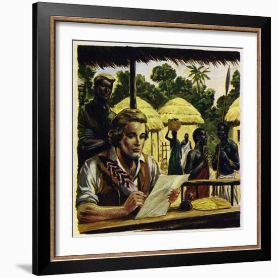 Mungo Park Trained as a Doctor and Worked in Sumatra-Alberto Salinas-Framed Giclee Print