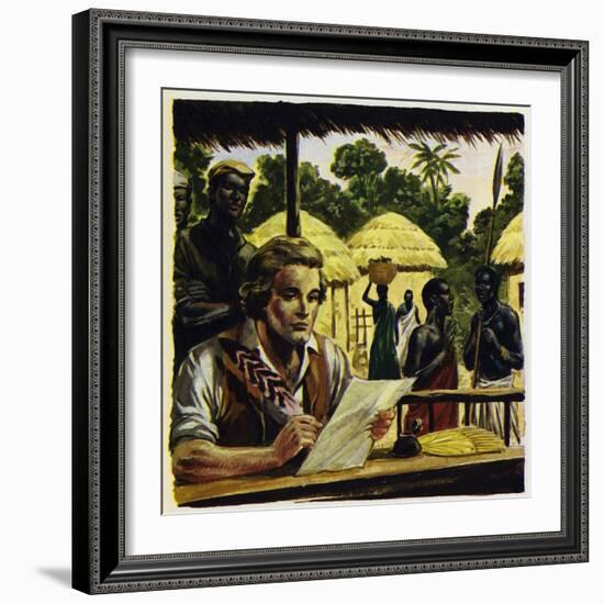 Mungo Park Trained as a Doctor and Worked in Sumatra-Alberto Salinas-Framed Giclee Print