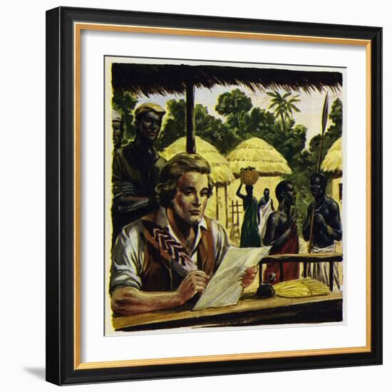 Mungo Park Trained as a Doctor and Worked in Sumatra-Alberto Salinas-Framed Giclee Print