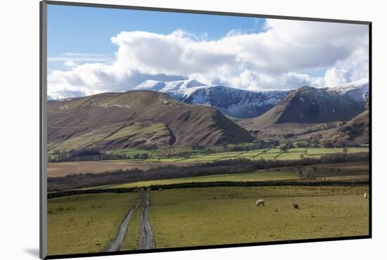 Mungrisedale Valley Below Saddleback [Blencathra], Lake District National Park, Cumbria, England-James Emmerson-Mounted Photographic Print