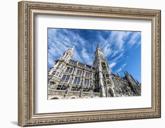 Munich, Bavaria, Germany, New Town Hall at Marienplatz (Mary's Square-Bernd Wittelsbach-Framed Photographic Print