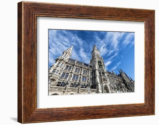 Munich, Bavaria, Germany, New Town Hall at Marienplatz (Mary's Square-Bernd Wittelsbach-Framed Photographic Print