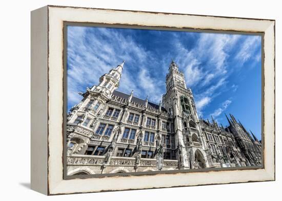 Munich, Bavaria, Germany, New Town Hall at Marienplatz (Mary's Square-Bernd Wittelsbach-Framed Premier Image Canvas