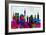 Munich City Skyline-NaxArt-Framed Art Print