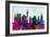 Munich City Skyline-NaxArt-Framed Art Print