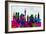 Munich City Skyline-NaxArt-Framed Art Print