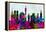 Munich City Skyline-NaxArt-Framed Stretched Canvas