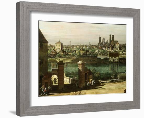 Munich, Germany, 1761 (Detail)-Bernardo Bellotto-Framed Giclee Print