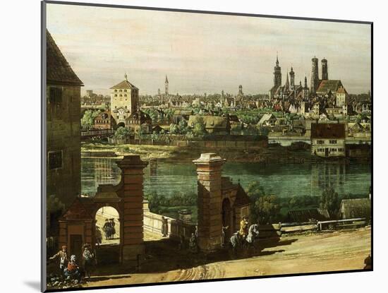 Munich, Germany, 1761 (Detail)-Bernardo Bellotto-Mounted Giclee Print