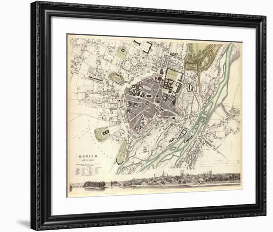 Munich, Germany, c.1832-null-Framed Art Print