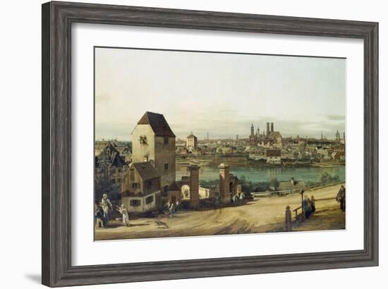 Munich Seen from Haidhausen, about 1761-Bernardo Bellotto-Framed Giclee Print