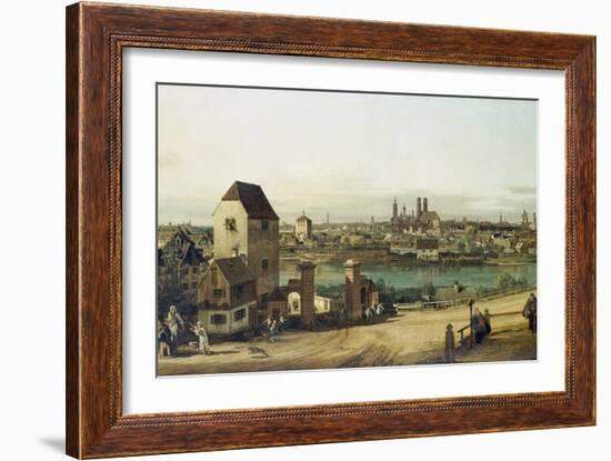 Munich Seen from Haidhausen, about 1761-Bernardo Bellotto-Framed Giclee Print