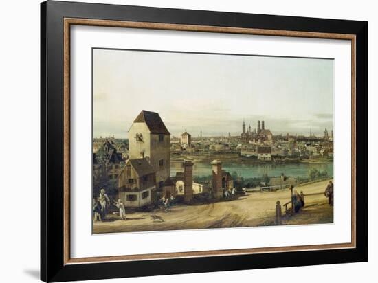 Munich Seen from Haidhausen, about 1761-Bernardo Bellotto-Framed Giclee Print