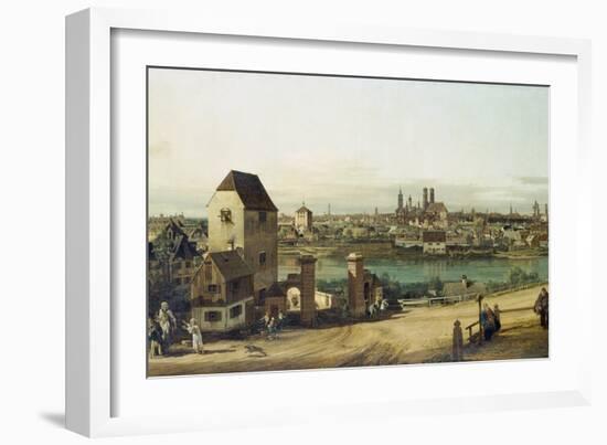 Munich Seen from Haidhausen, about 1761-Bernardo Bellotto-Framed Giclee Print