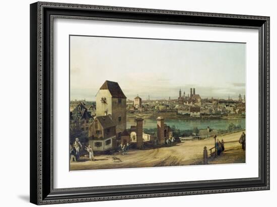 Munich Seen from Haidhausen, about 1761-Bernardo Bellotto-Framed Giclee Print