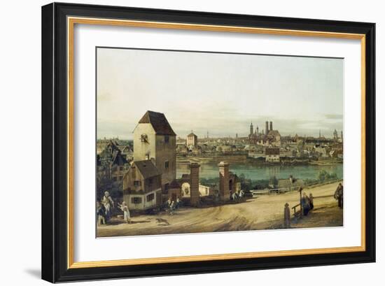 Munich Seen from Haidhausen, about 1761-Bernardo Bellotto-Framed Giclee Print