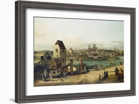 Munich Seen from Haidhausen, C. 1761-Canaletto-Framed Giclee Print