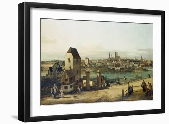 Munich Seen from Haidhausen, C. 1761-Canaletto-Framed Giclee Print