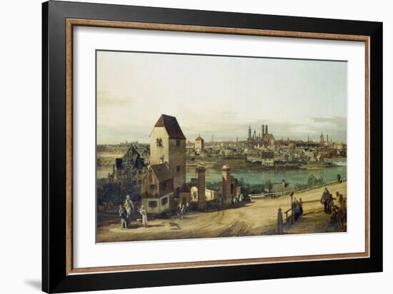 Munich Seen from Haidhausen, C. 1761-Canaletto-Framed Giclee Print