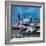 Munich Skyline in Winter with Snow-Markus Bleichner-Framed Art Print