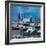 Munich Skyline in Winter with Snow-Markus Bleichner-Framed Art Print