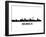 Munich Skyline-unkreatives-Framed Art Print