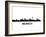 Munich Skyline-unkreatives-Framed Art Print