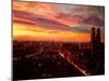 Munich Sunset with Church of Our Lady-Markus Bleichner-Mounted Art Print