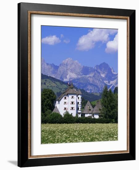 Munichau Castle, Near Kitzbuhel, Tirol (Tyrol), Austria, Europe-Firecrest Pictures-Framed Photographic Print